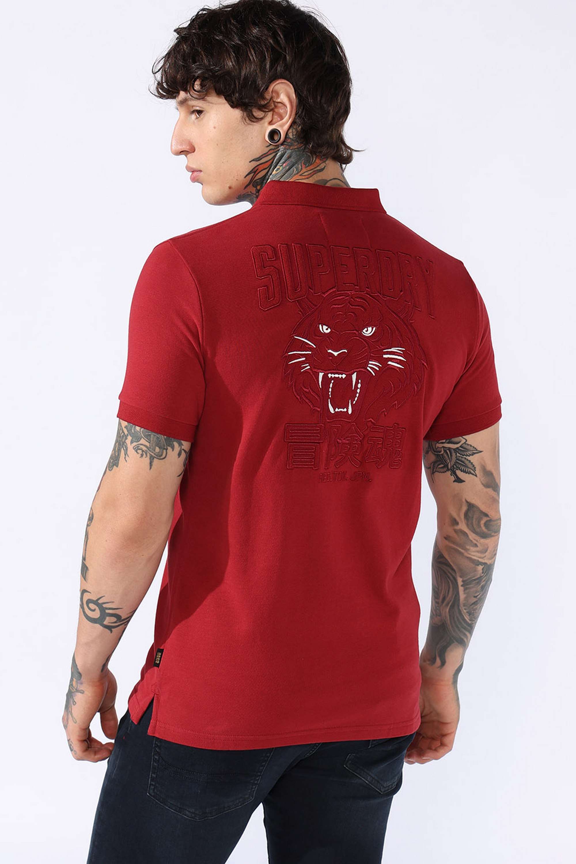 Solid-Cotton-Regular-Fit-Men-Polo-T-Shirt