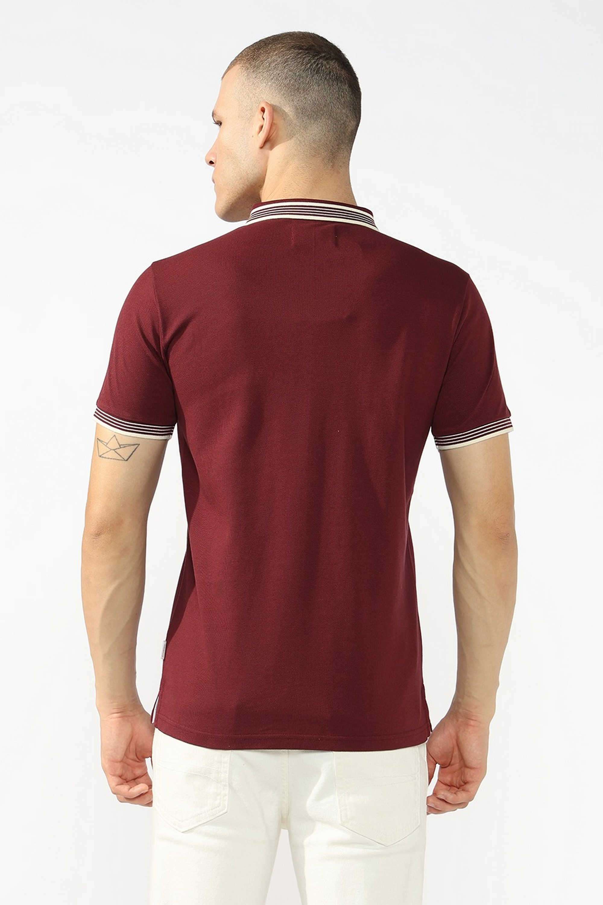 Solid-Cotton-Round-Neck-Men-s-T-Shirt