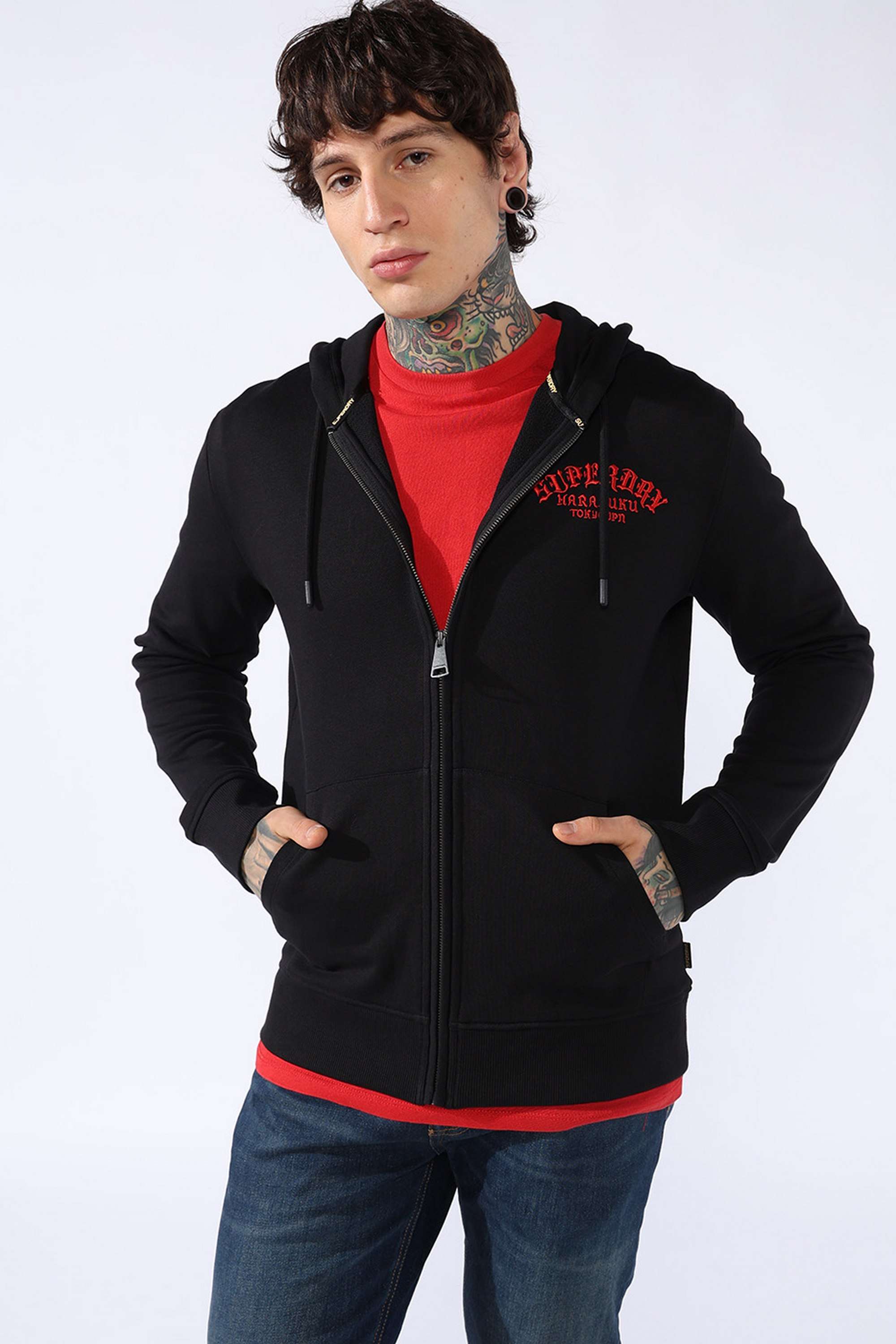 Polyester-Solid-Regular-Fit-Sweatshirt