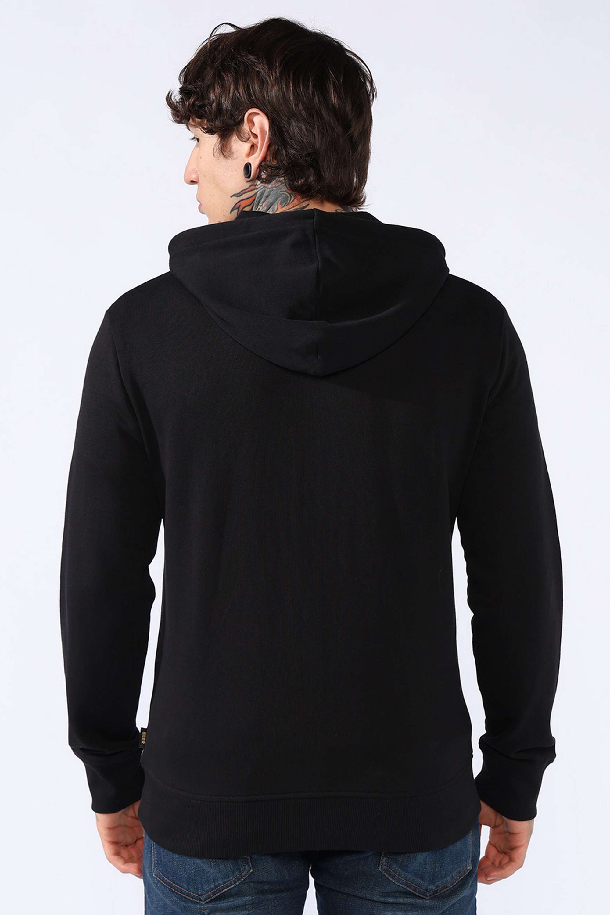 Polyester-Solid-Regular-Fit-Sweatshirt