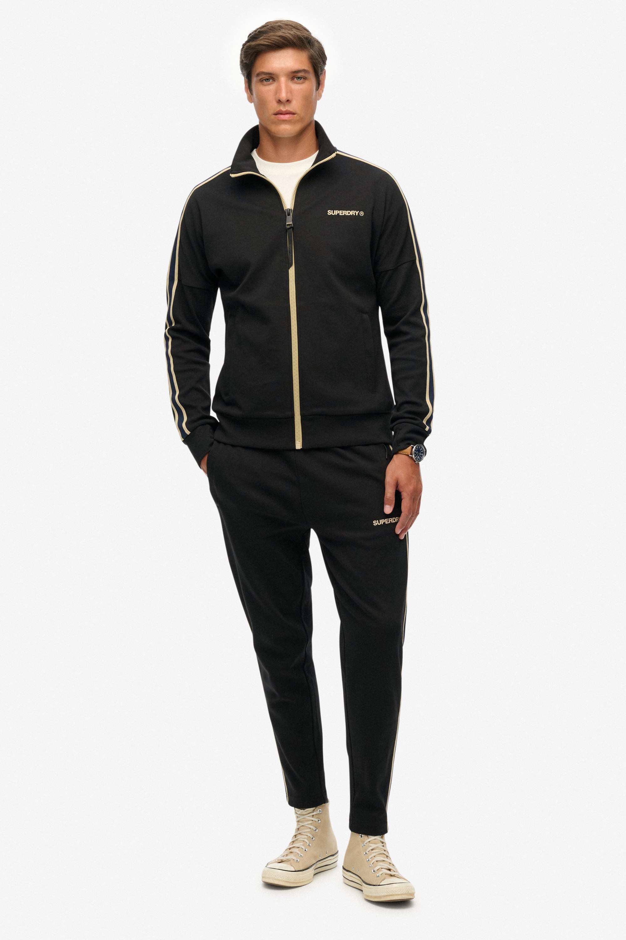 Polyester-Solid-Regular-Fit-Sweatshirt
