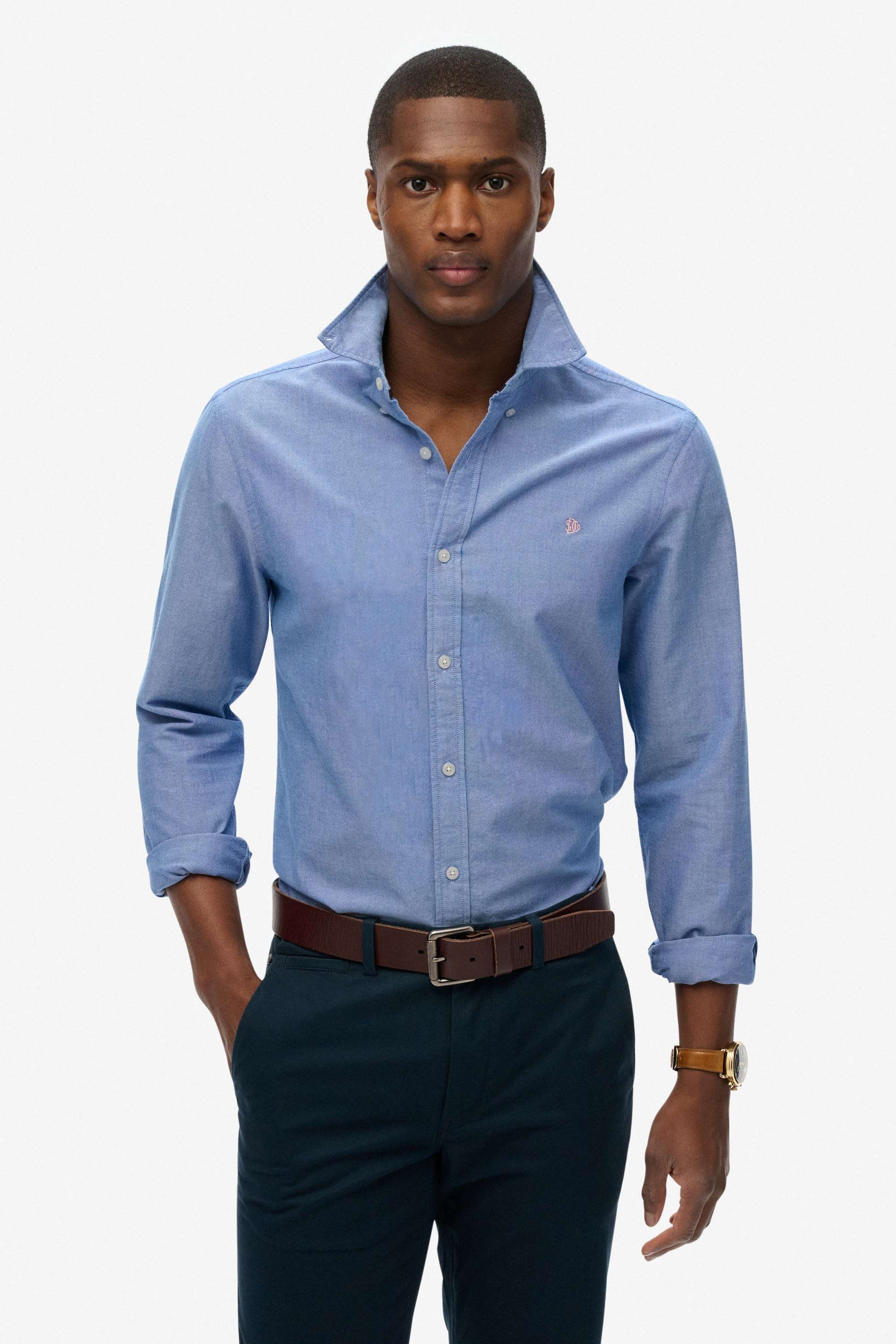 Solid-Cotton-Regular-Fit-Men-s-Shirt