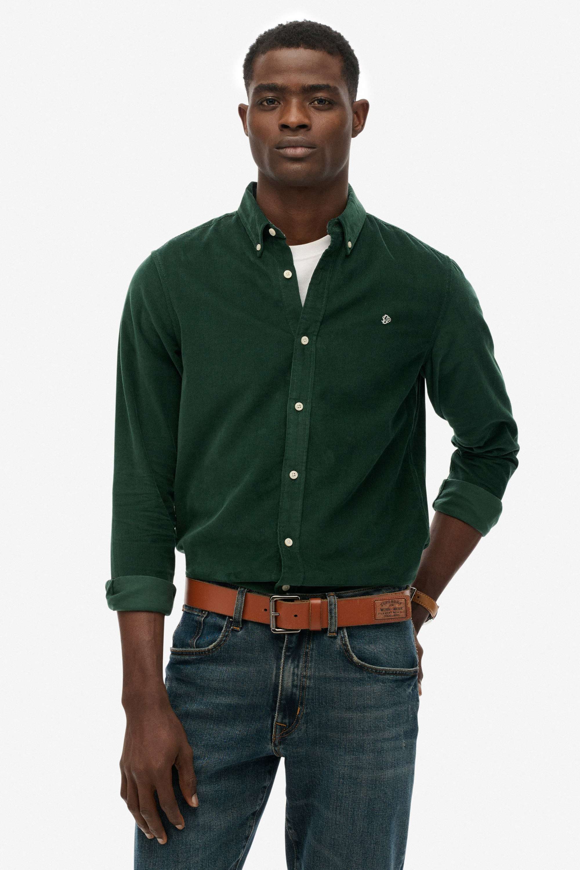 Solid-Cotton-Regular-Fit-Men-s-Shirt