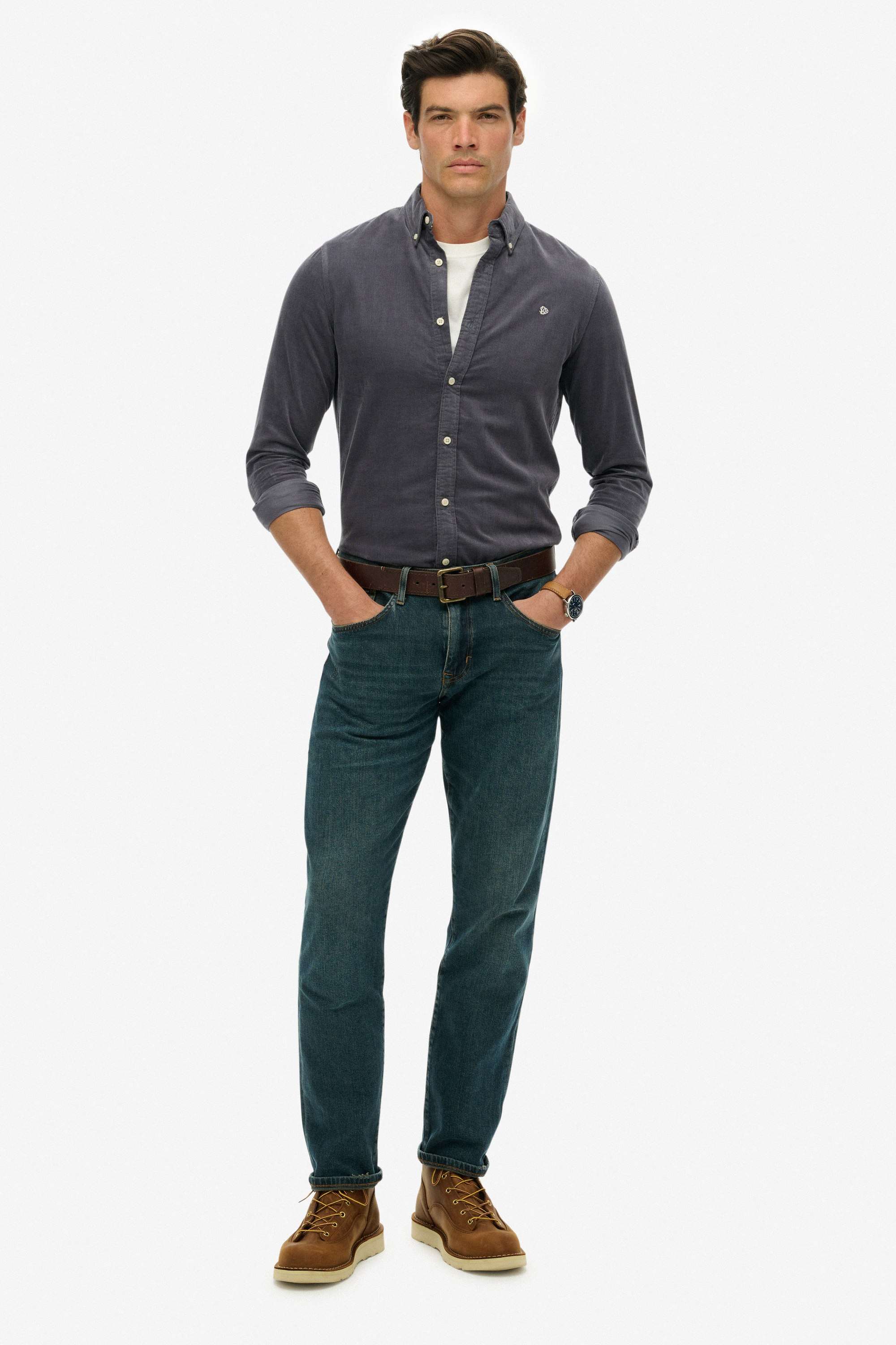 Cotton-Solid-Regular-Fit-Shirt