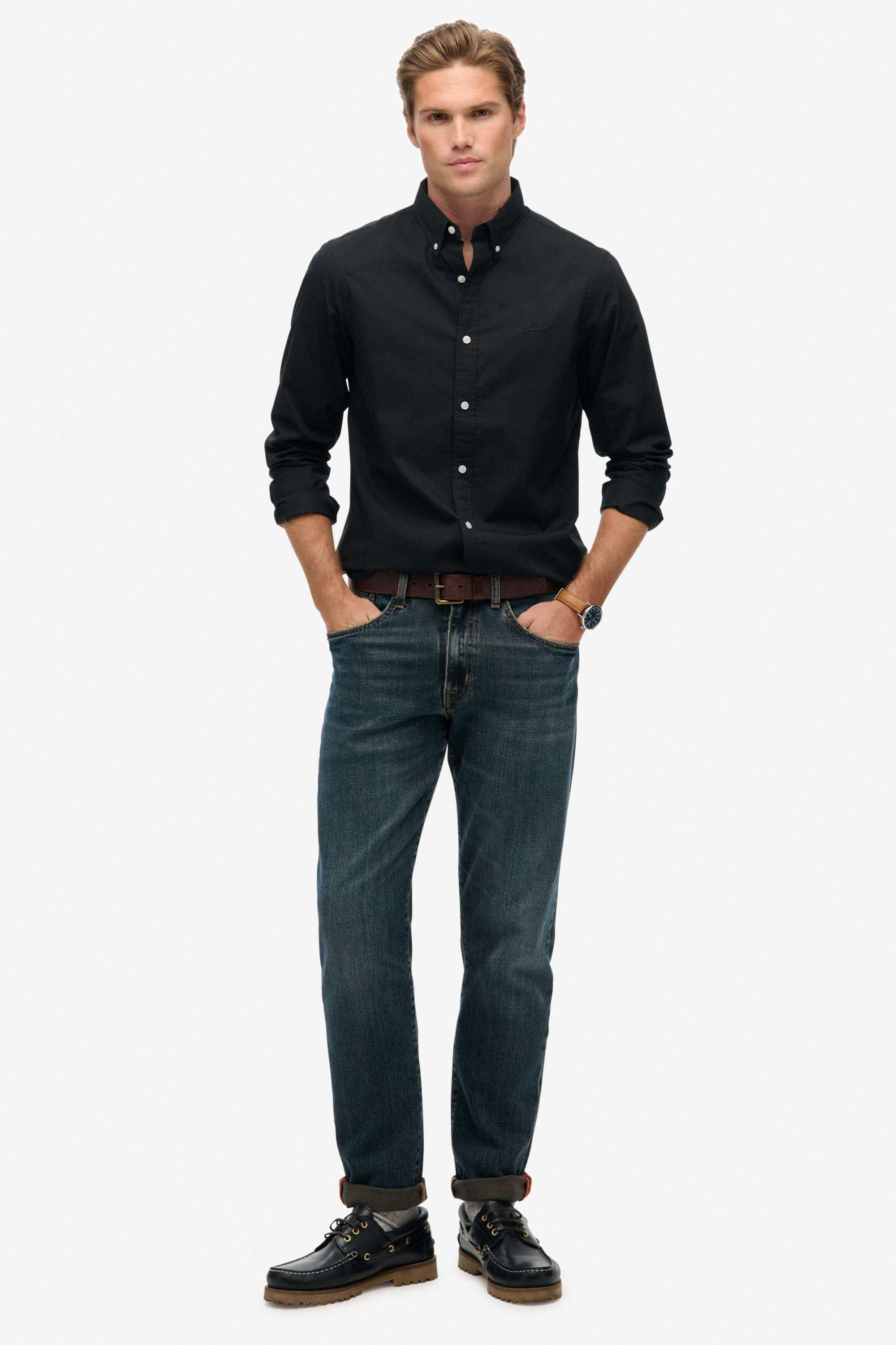 Solid-Cotton-Regular-Fit-Men-s-Shirt