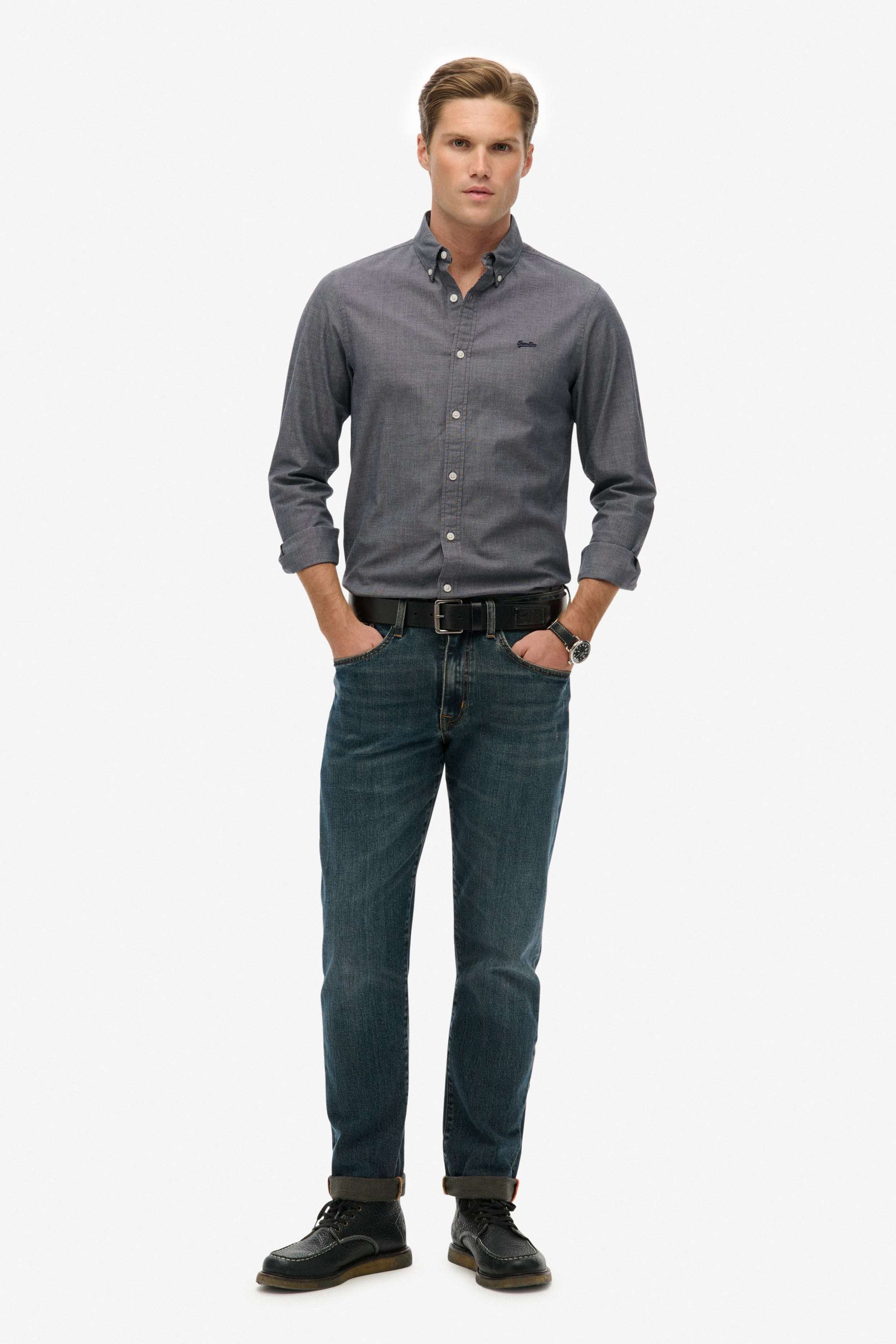 Cotton-Solid-Regular-Fit-Shirt