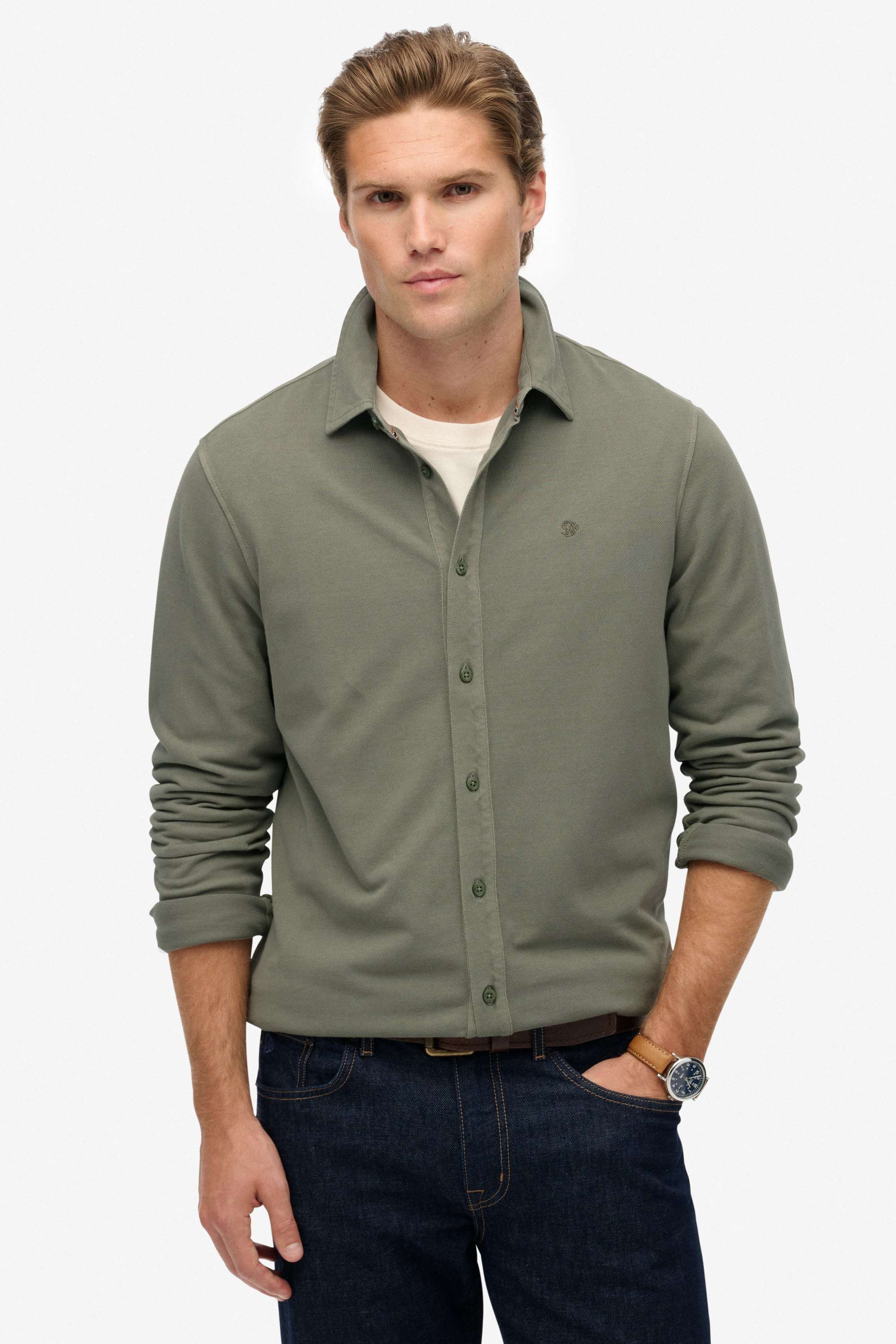 Cotton-Solid-Regular-Fit-Shirt