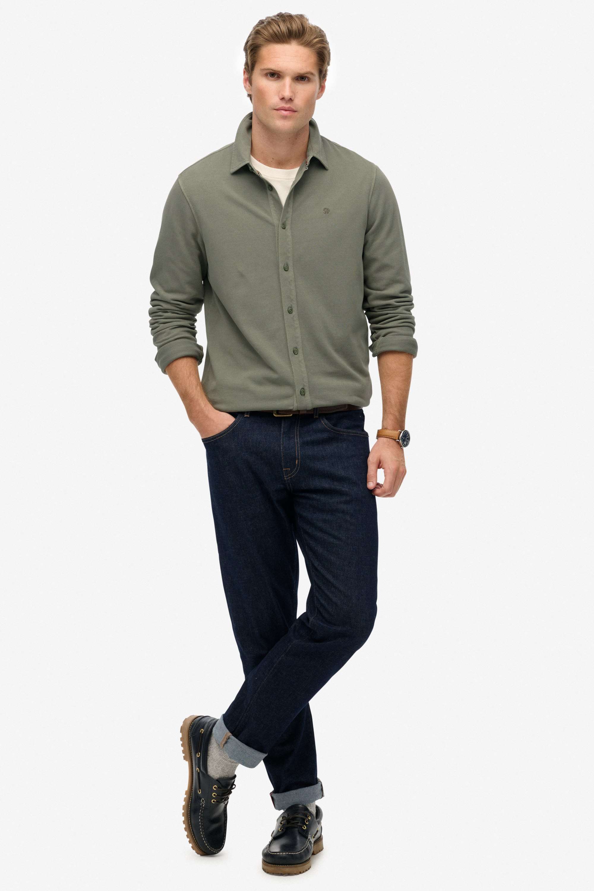 Cotton-Solid-Regular-Fit-Shirt