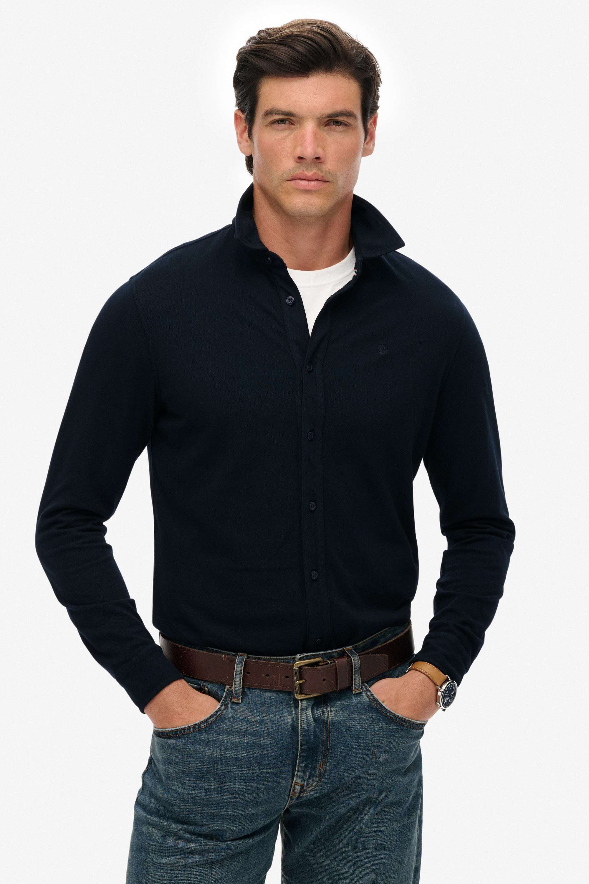 Cotton-Solid-Regular-Fit-Shirt