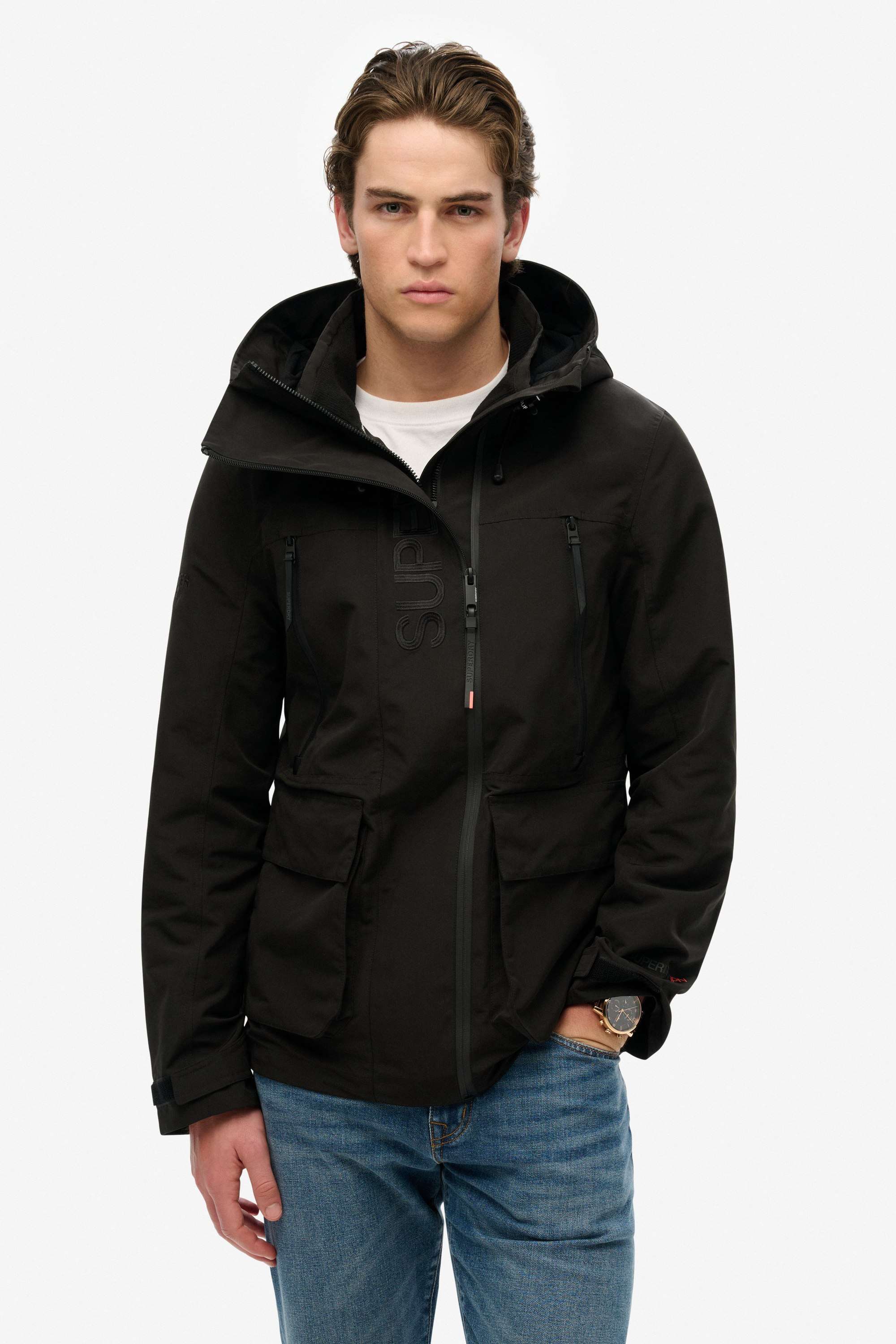 Solid-Cotton-Regular-Fit-Men-s-Jacket