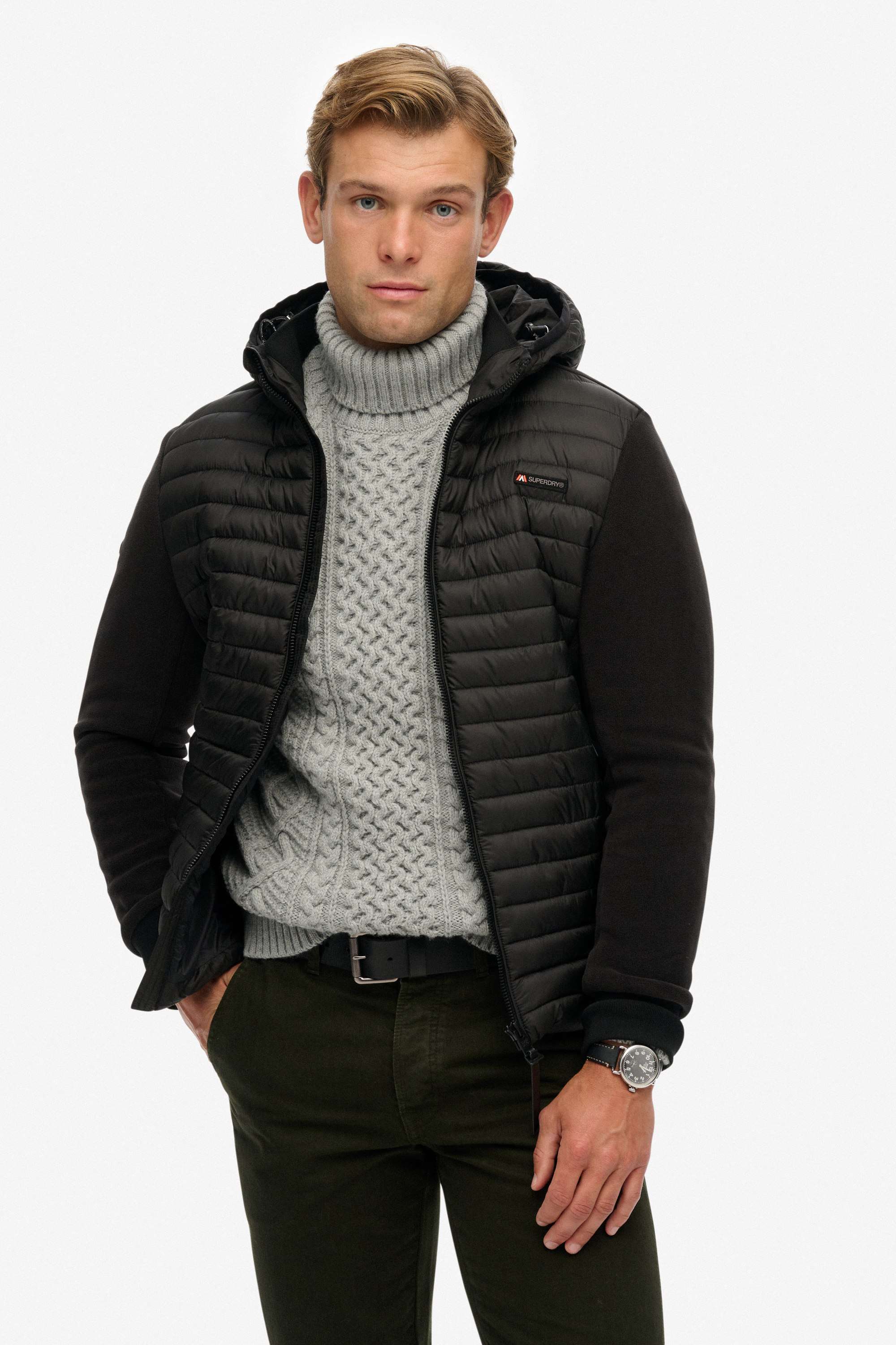 Solid-Cotton-Regular-Fit-Men-s-Jacket