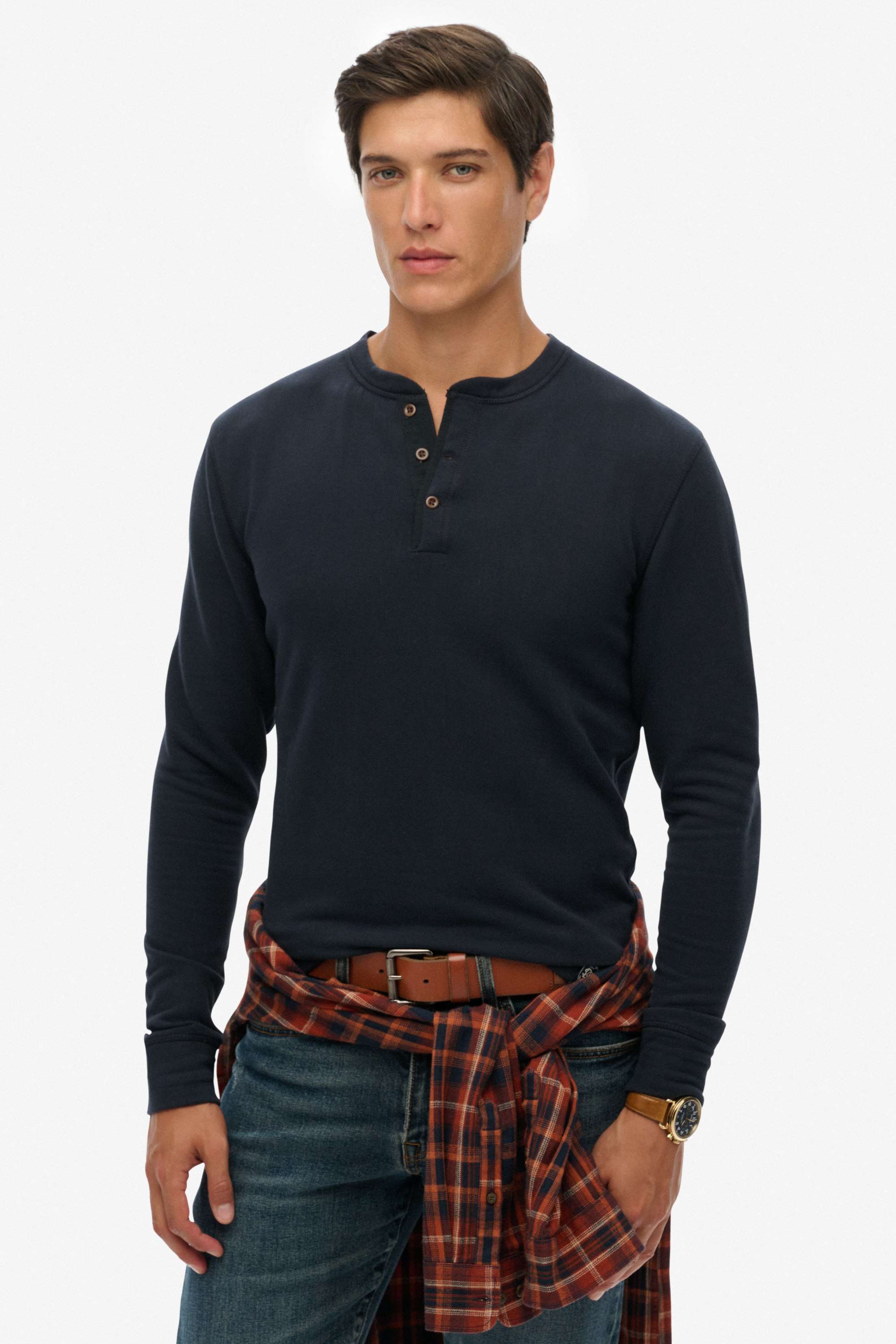 Solid-Cotton-Regular-Fit-Men-T-Shirt