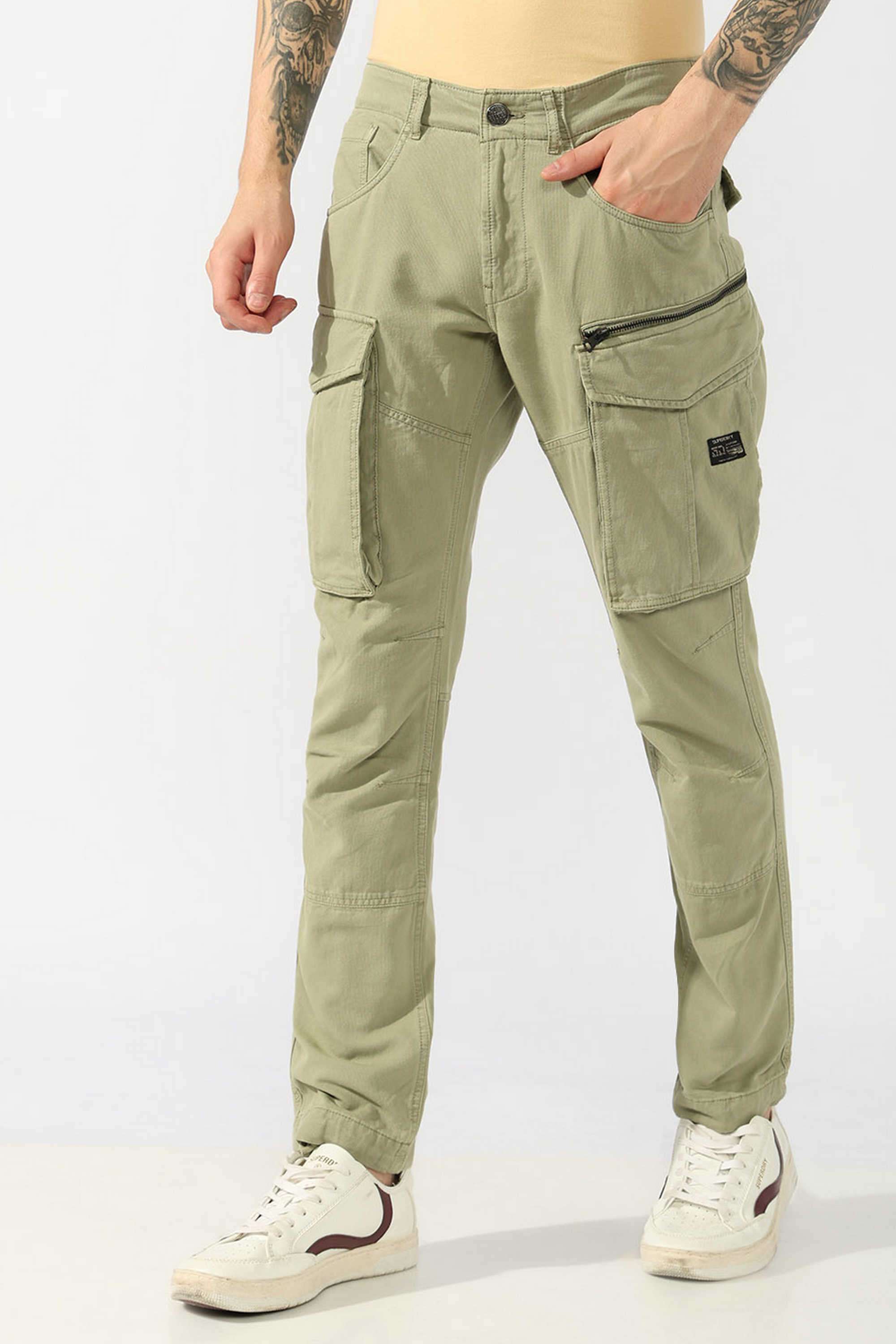 Solid-Cotton-Regular-Fit-Men-s-Track-Pants