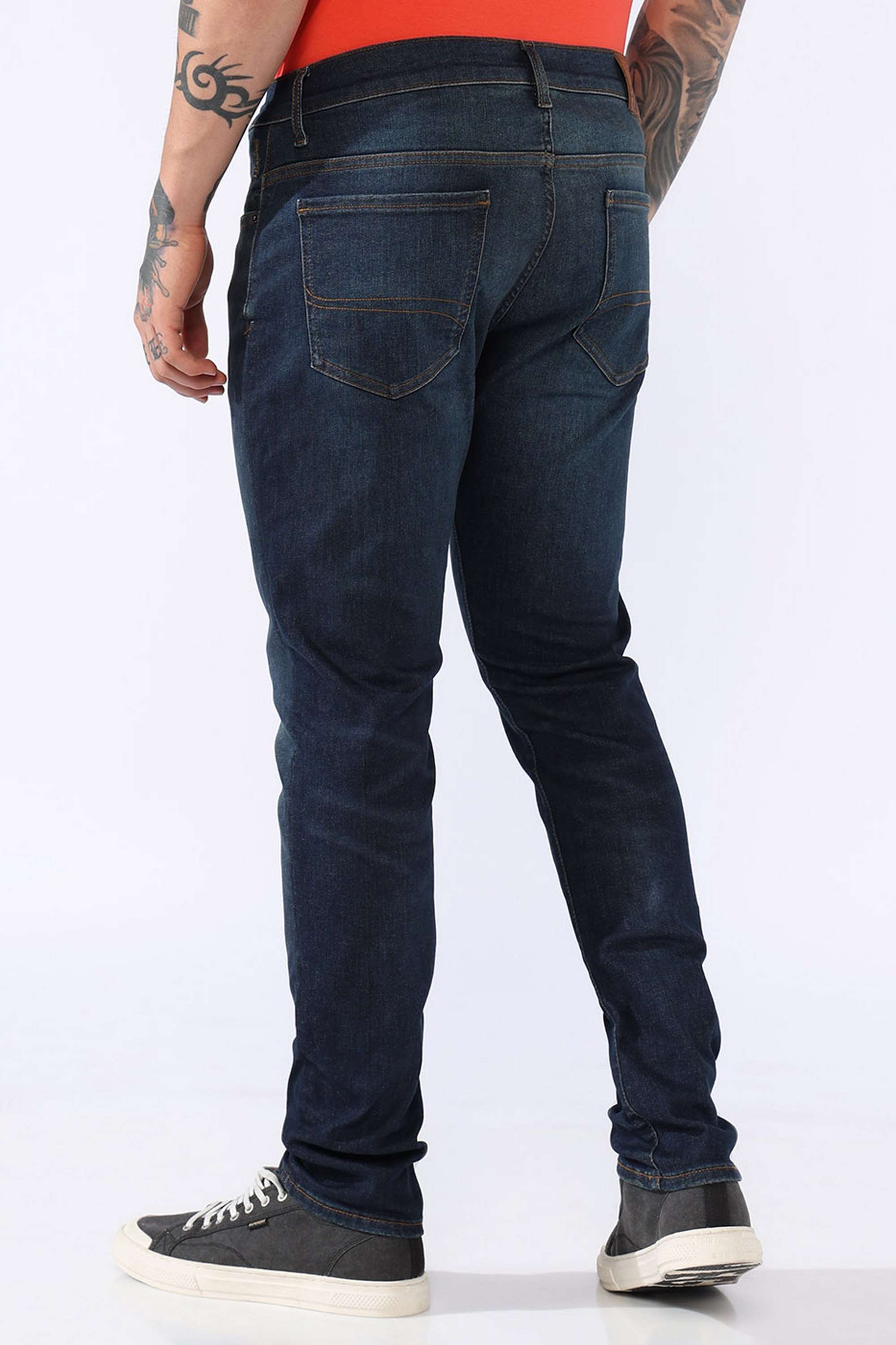 Solid-Cotton-Regular-Fit-Men-s-Jeans