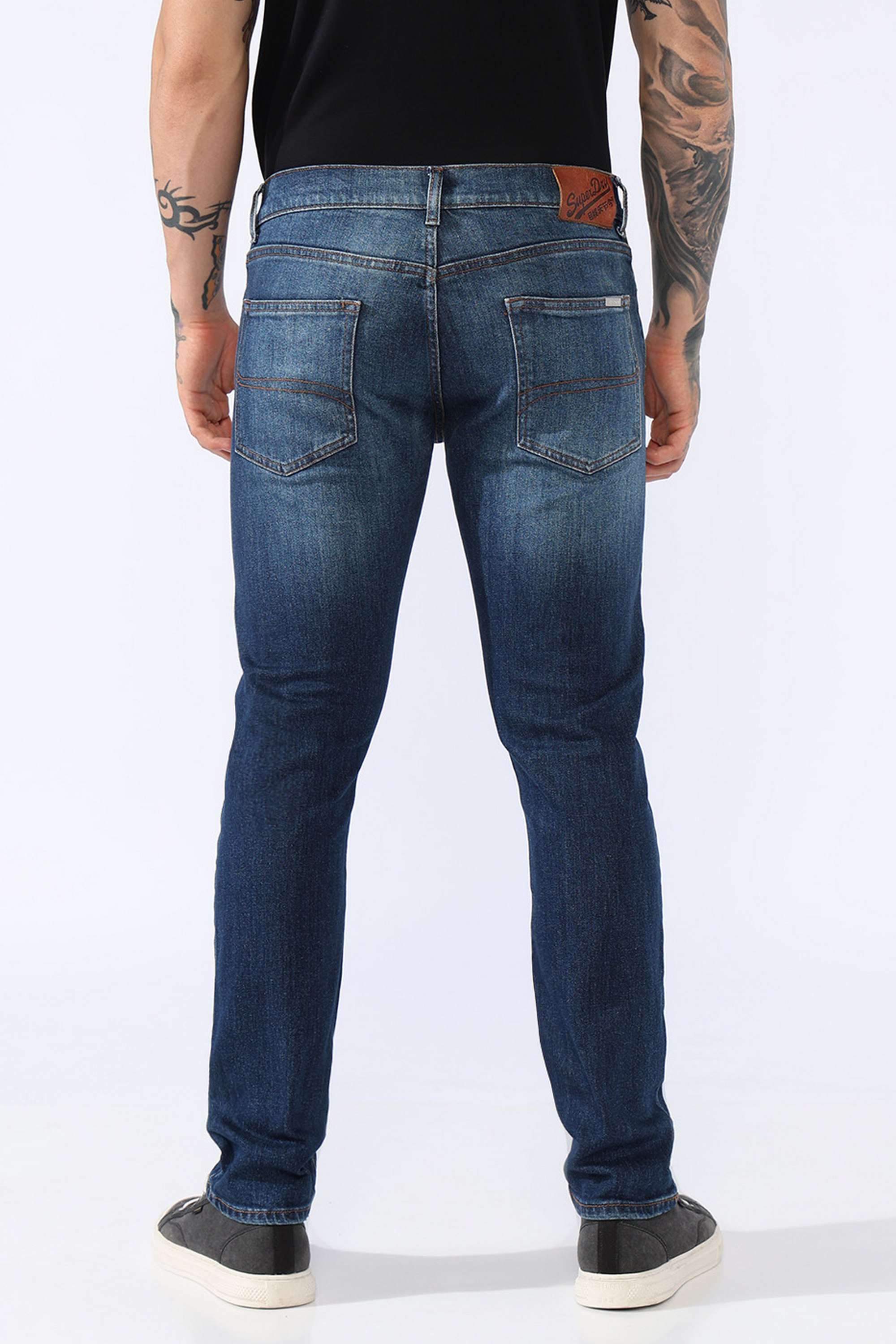 Solid-Cotton-Regular-Fit-Men-s-Jeans
