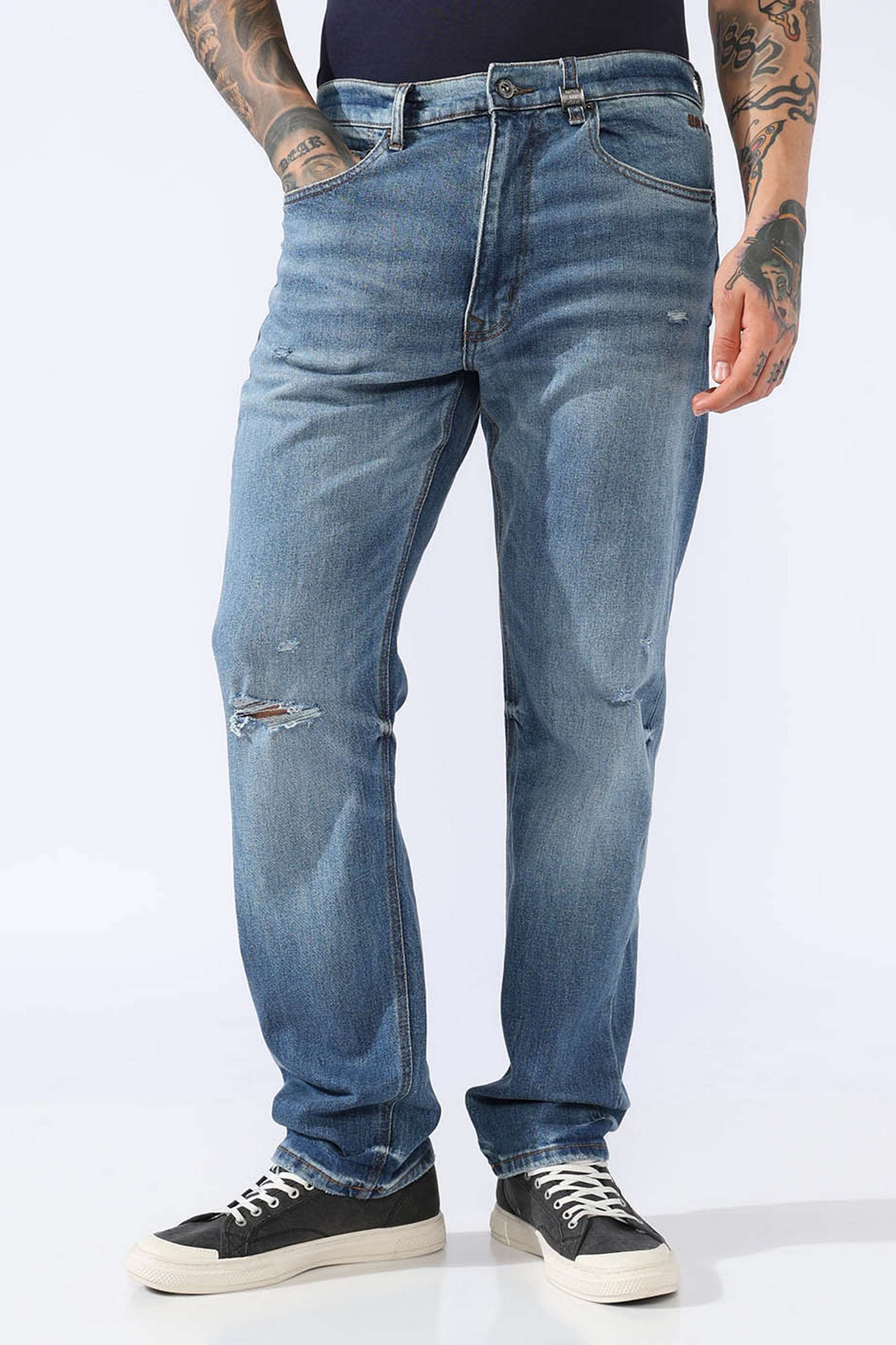 Solid-Cotton-Regular-Fit-Men-s-Jeans