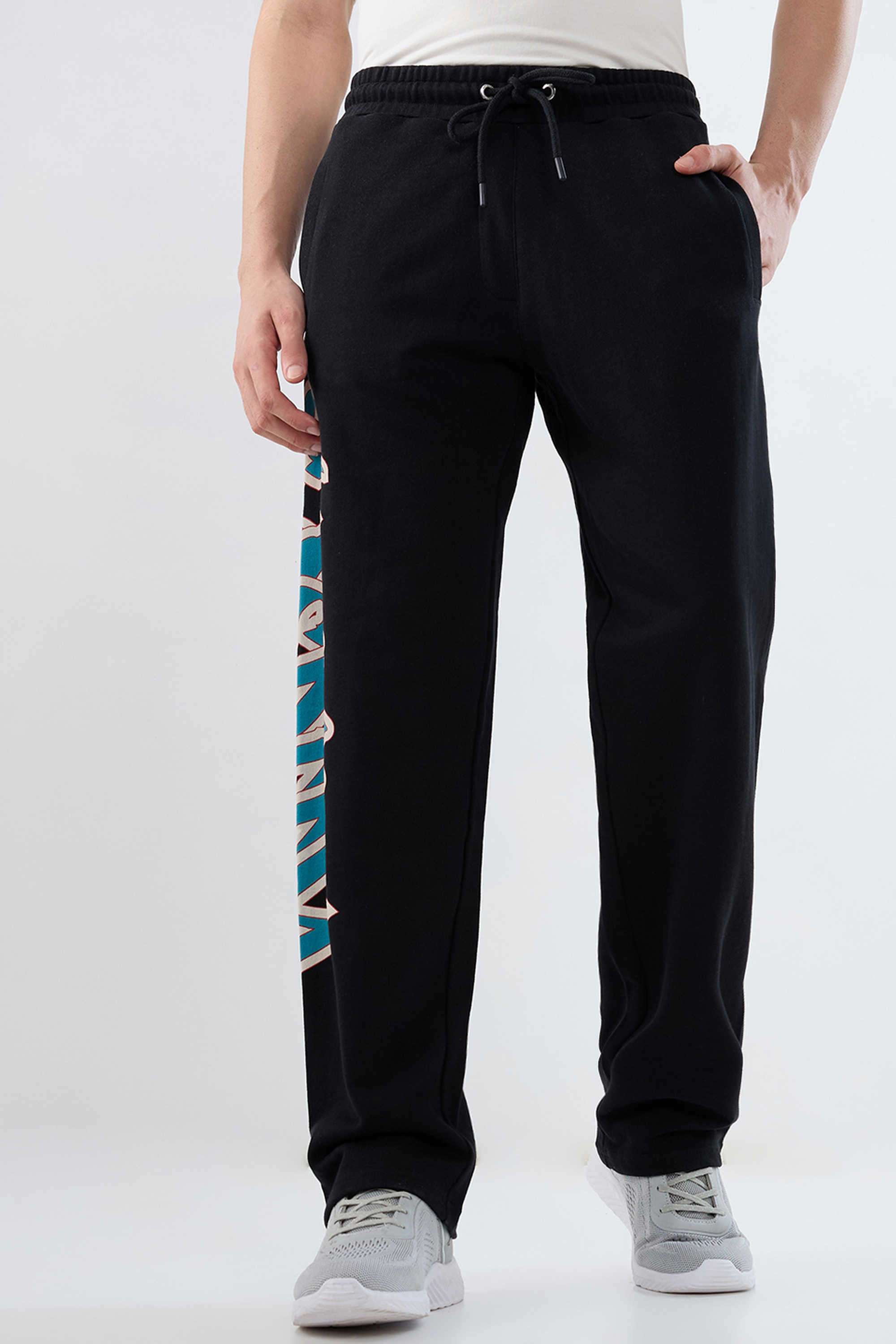 Solid-Cotton-Regular-Fit-Men-s-Track-Pants