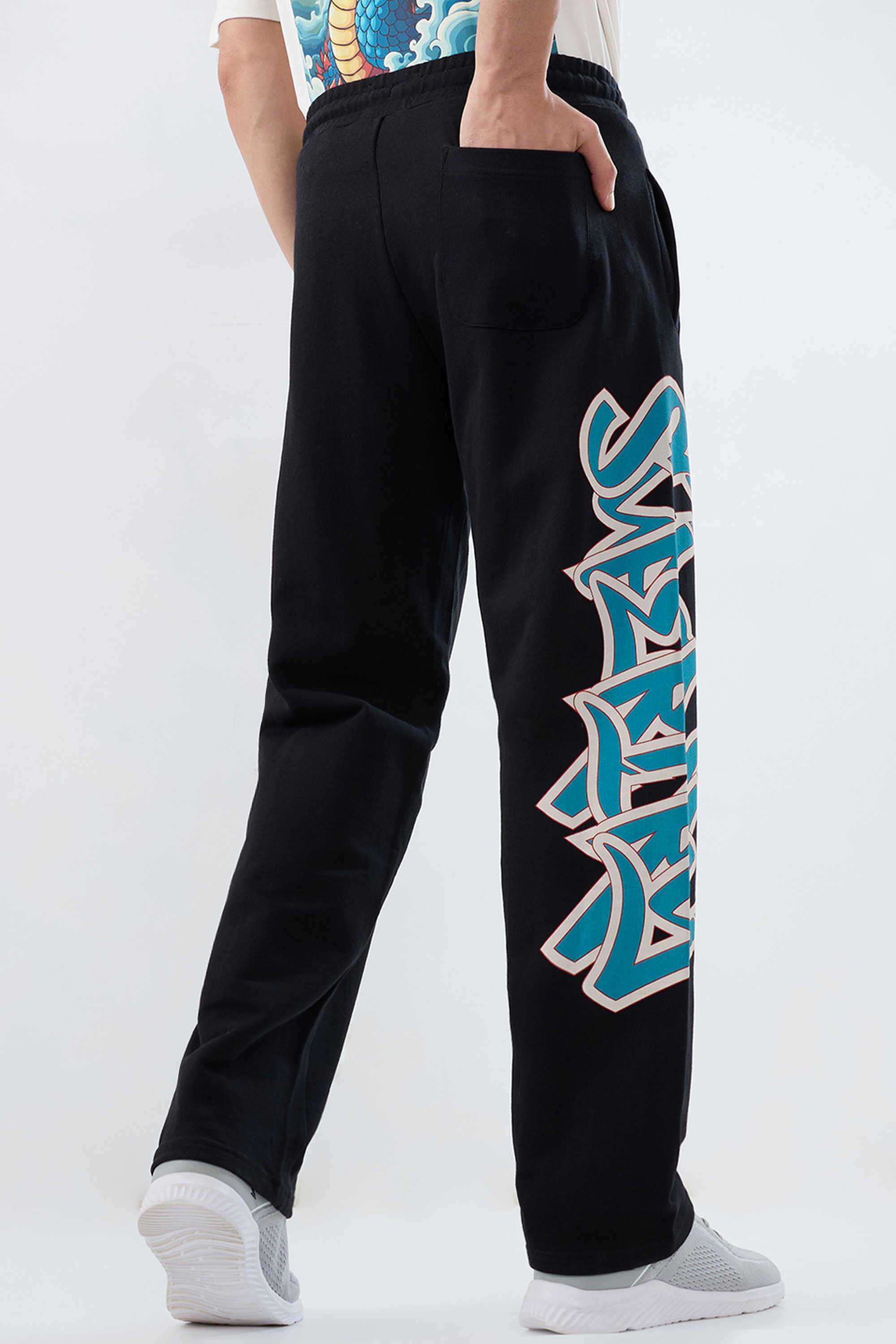 Solid-Cotton-Regular-Fit-Men-s-Track-Pants