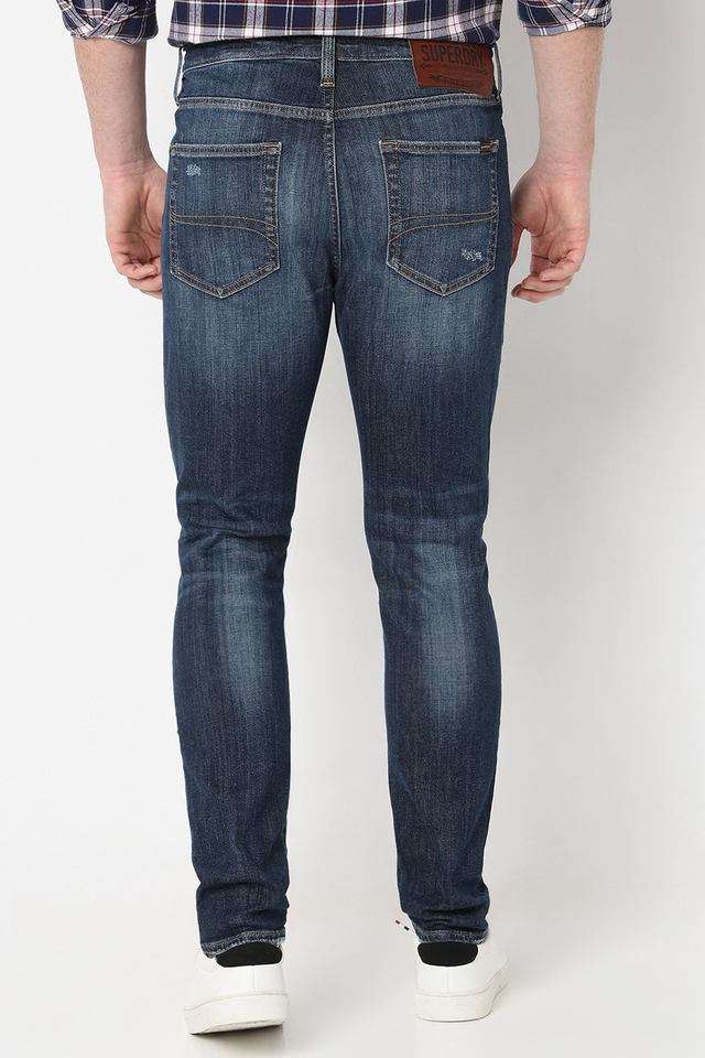 Light-Wash-Cotton-Skinny-Fit-Men-s-Jeans