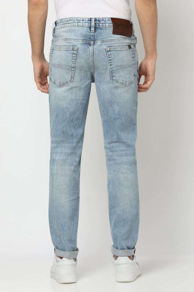 Light-Wash-Cotton-Slim-Fit-Men-s-Jeans