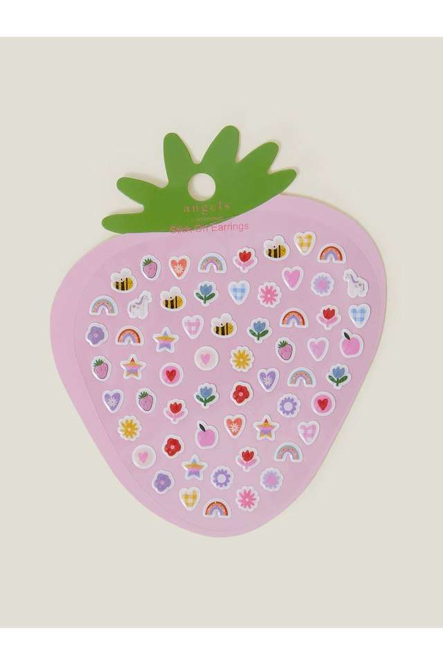 Spring-Picnic-Strawberry-Stick-On-Earri