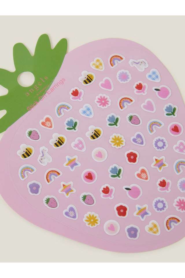 Spring-Picnic-Strawberry-Stick-On-Earri