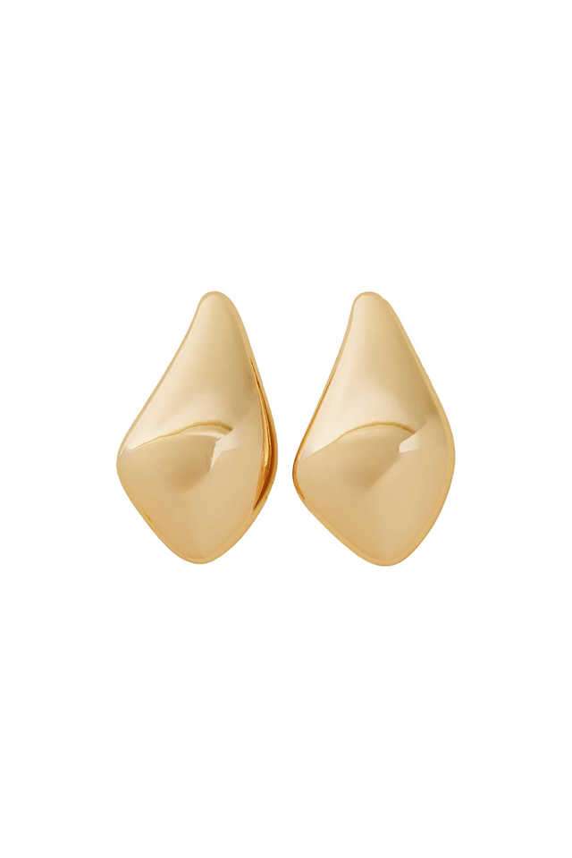 Gold-Sculptural-Diamond-Drop-Earrings