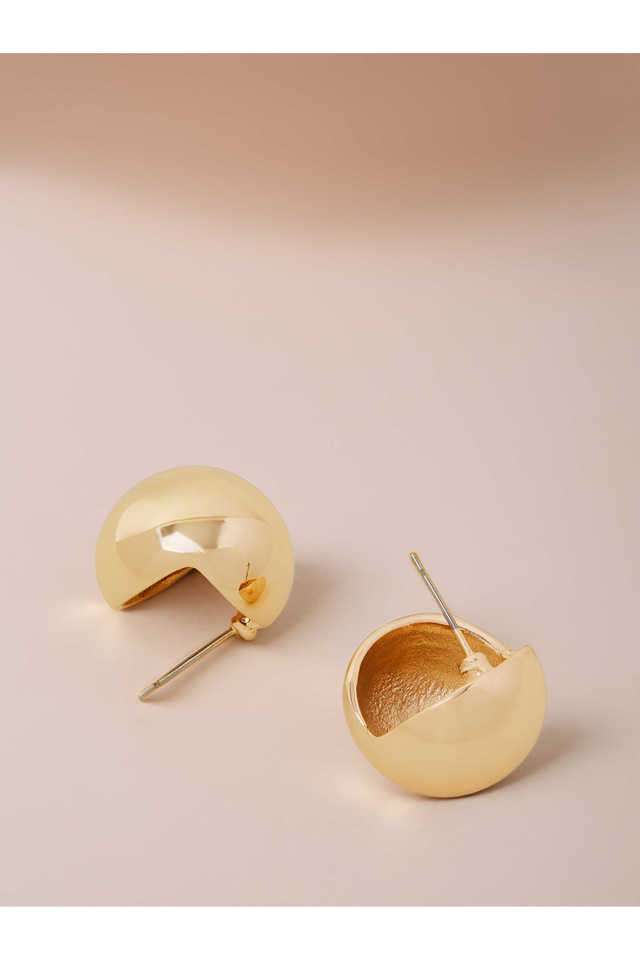 Gold-Statement-Ball-Stud-Earrings