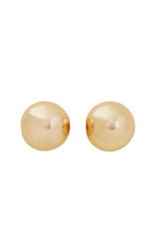 Gold-Statement-Ball-Stud-Earrings