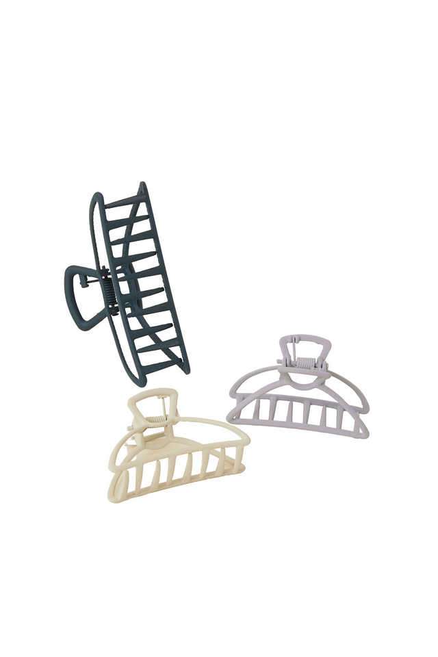Multi-Matte-Claw-Clips-Set-Of-3