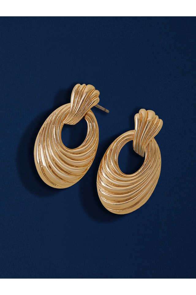 Gold-Swirly-Door-Knocker-Earrings
