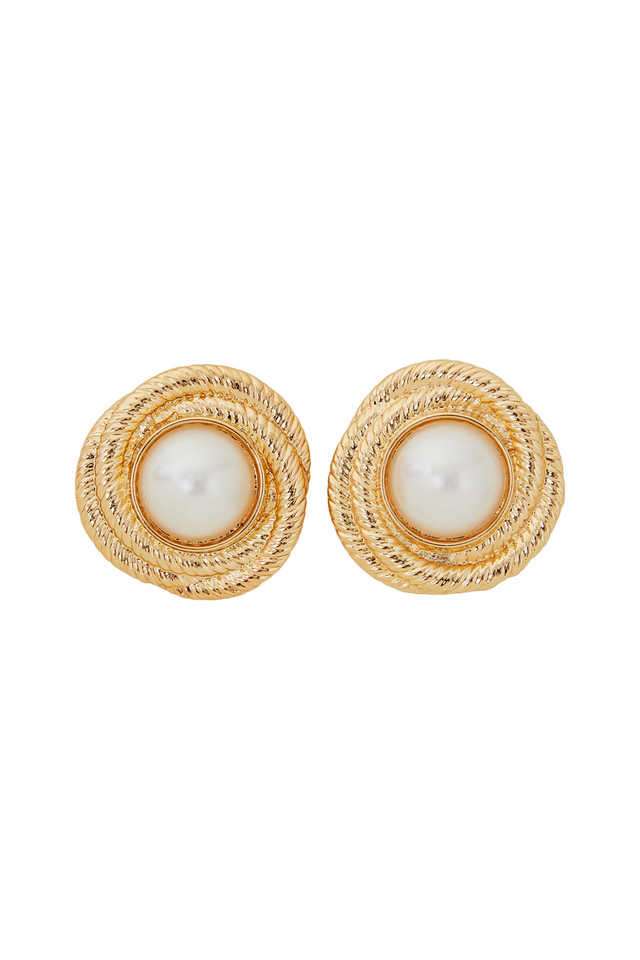 Patsy-Pearl-Statment-Stud-Gold-Earrings