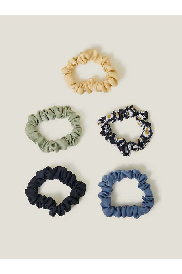Mix-Skinny-Hair-Scrunchies-Set-Of-5