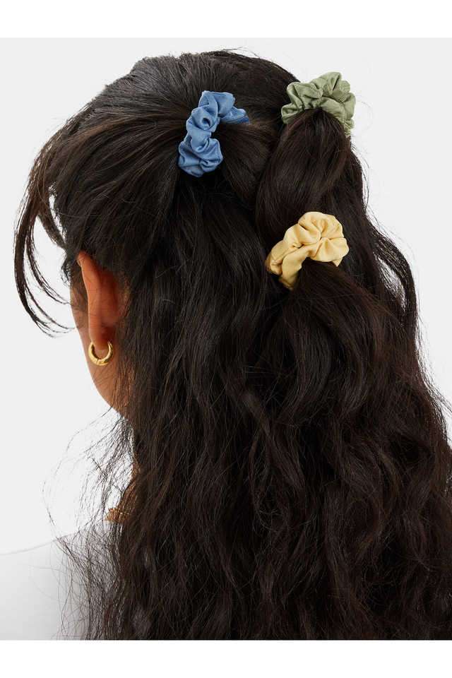 Mix-Skinny-Hair-Scrunchies-Set-Of-5