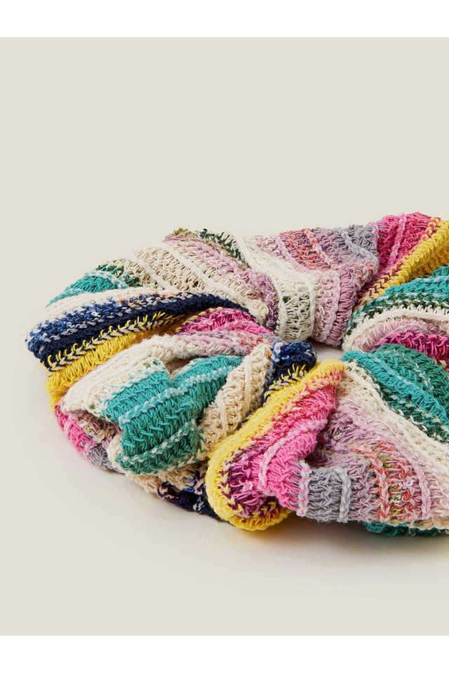 Multi-Stripe-Crochet-Hair-Scrunchie