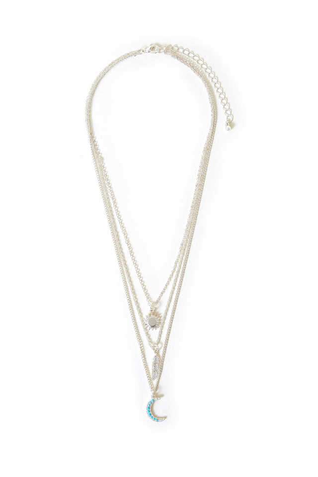 Silver-Celestial-Layered-Necklace