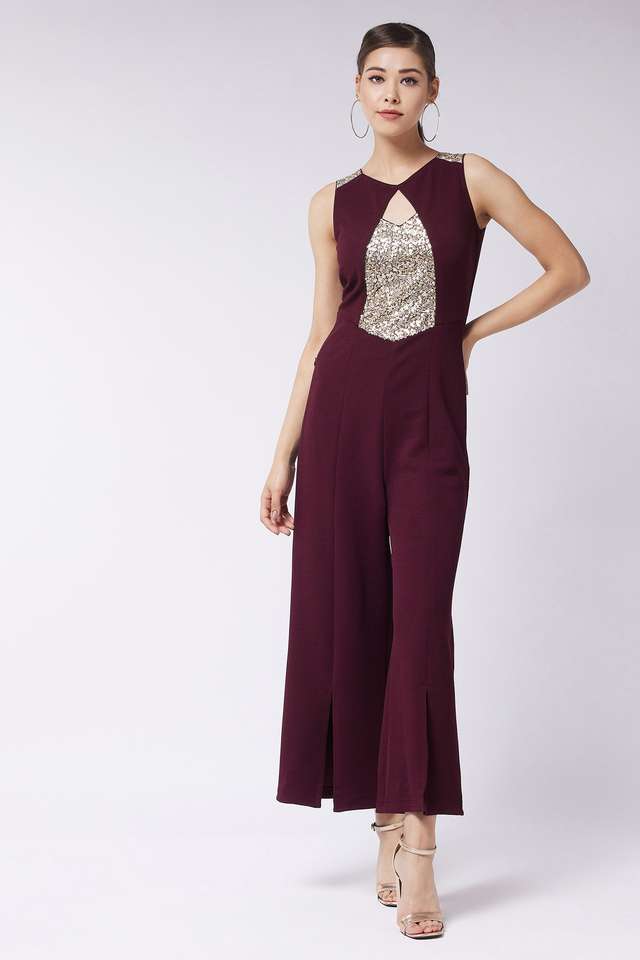miss chase Solid Polyester Relaxed Fit Women's Jumpsuit-picture-26