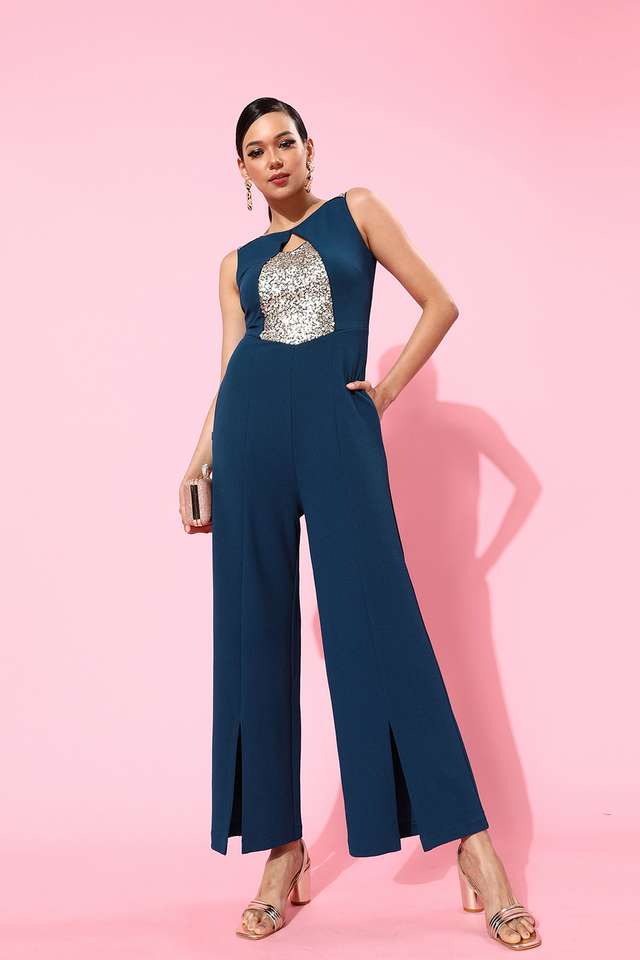 miss chase Solid Polyester Relaxed Fit Women's Jumpsuit-picture-20