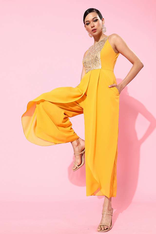 miss chase Solid Polyester Relaxed Fit Women's Jumpsuit-picture-27