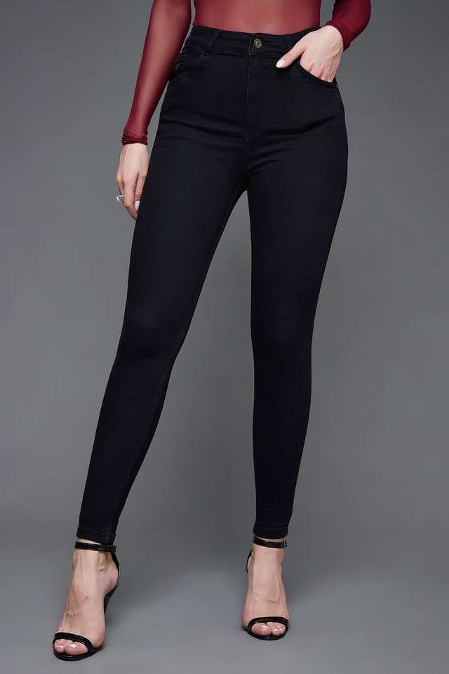 miss chase Heavy Wash Denim Skinny Fit Women's Jeans-picture-36