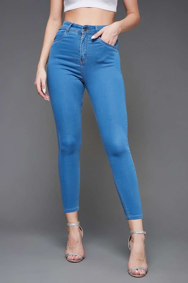 miss chase Mid Wash Denim Skinny Fit Women's Jeans-picture-17