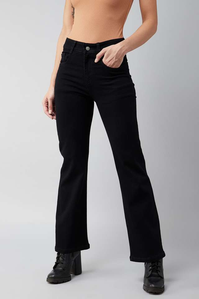 Heavy Wash Denim Wide Fit Women's Jeans-image-10