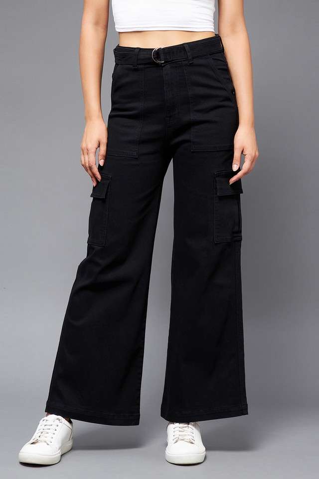 miss chase Heavy Wash Denim Relaxed Fit Women's Jeans-picture-33