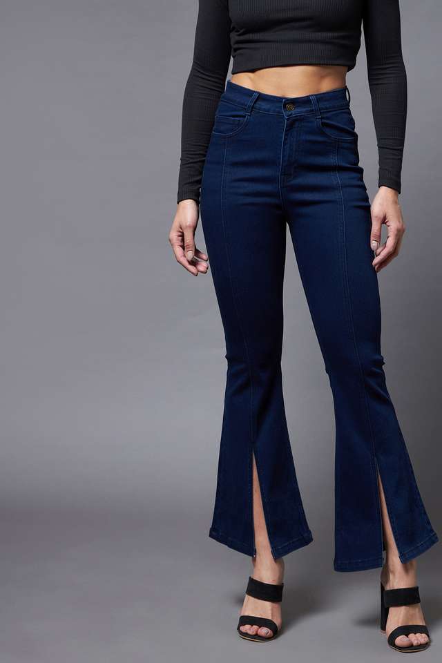 miss chase Dark Wash Denim Bootcut Fit Women's Jeans-picture-13