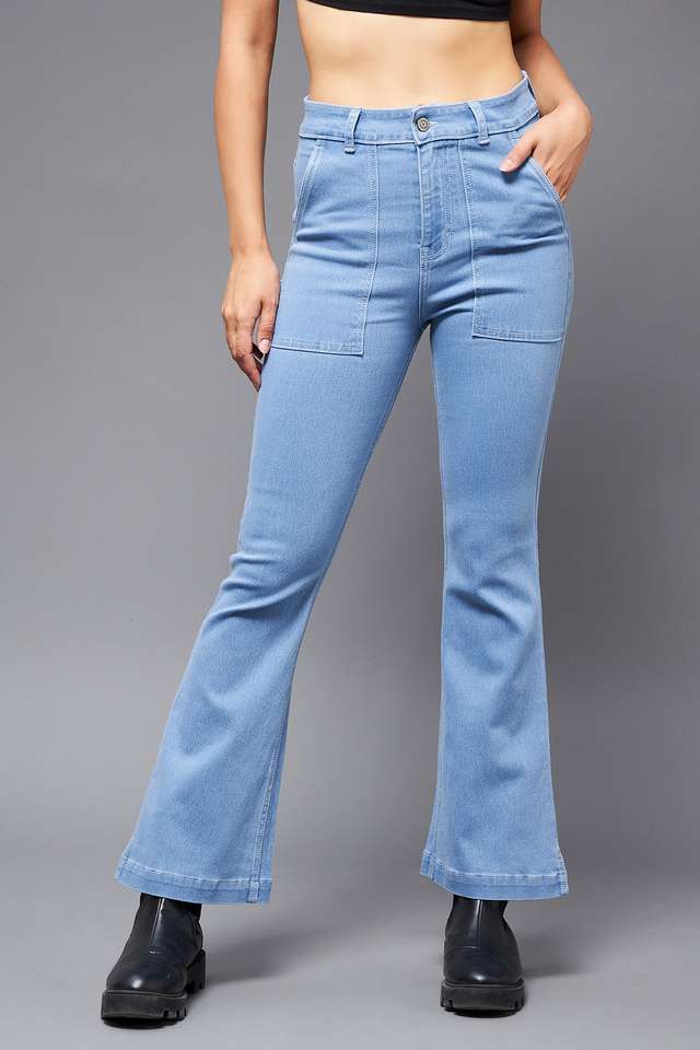 miss chase Acid Wash Denim Bootcut Fit Women's Jeans-picture-18