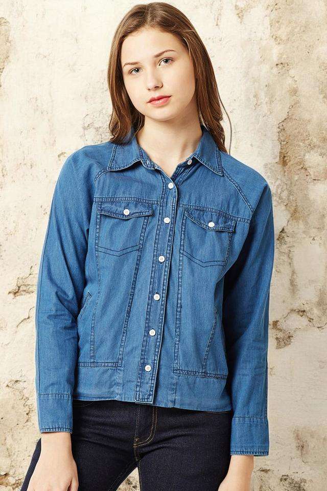 miss chase Solid Polo Cotton Women's Casual Wear Jacket-picture-19