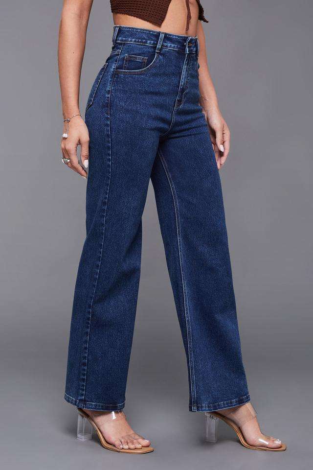 miss chase High Rise Denim Relaxed Fit Women's Jeans-picture-12