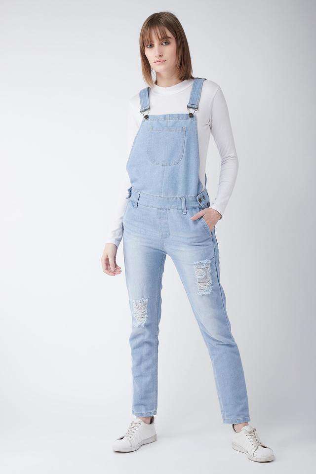 miss chase Solid Denim Women's Ankle Length Jumpsuit-picture-42