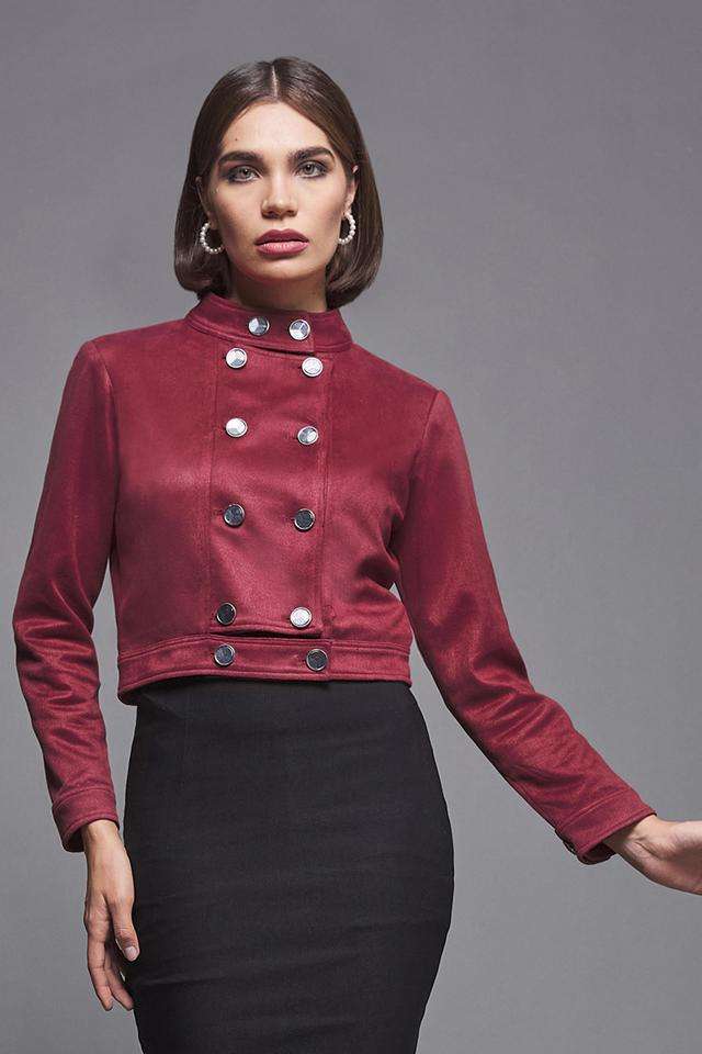 miss chase Solid Polyester Women's Casual Wear Jacket-picture-21