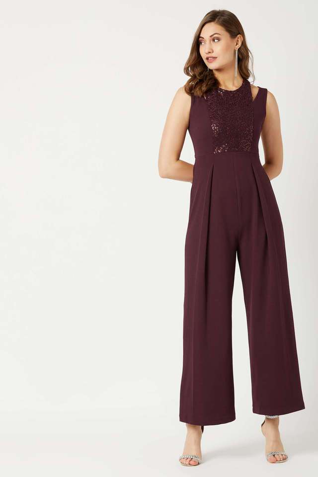 miss chase Solid Polyester Slim Fit Women's Jumpsuit-picture-16